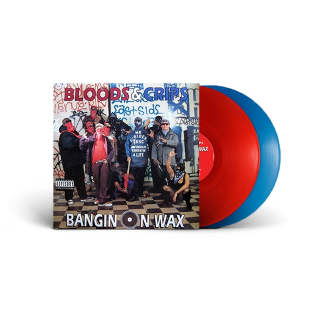 Bloods & Crips - Bangin On Wax (2LP/RED & Blue Vinyl) (Vinyl) (US Import)