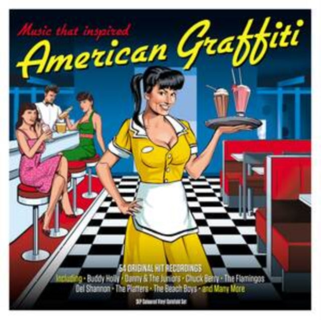 Various Artists - American Graffiti (Red/Blue/Yellow Vinyl/3LP) (Vinyl) (US Import)