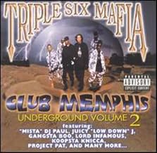 Three 6 Mafia - Club Memphis Underground Vol.2 (CD) (US Import)
