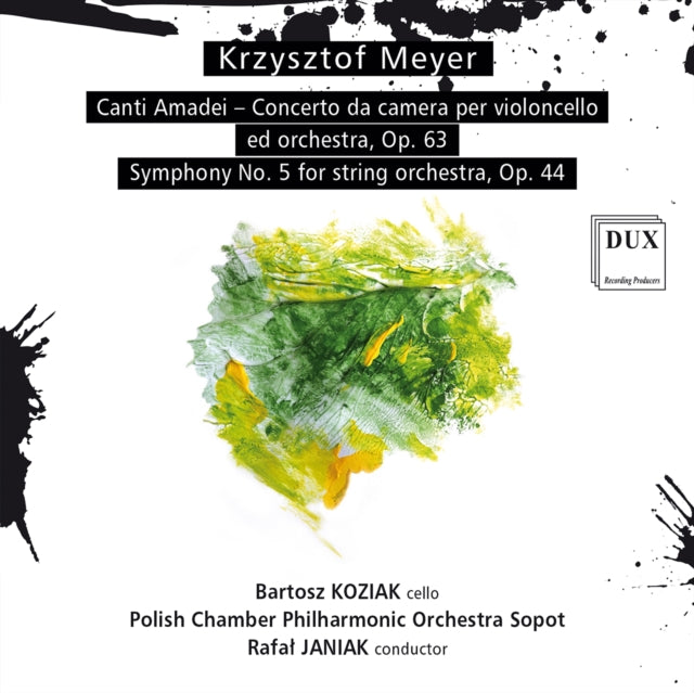 Polish Chamber Philharmonic Orchestra Sopot; Bartosz Koziak - Meyer: Canti Amadei - Concerto Da Camera Per Violoncello Ed Orchestra, Op. 44 (CD)