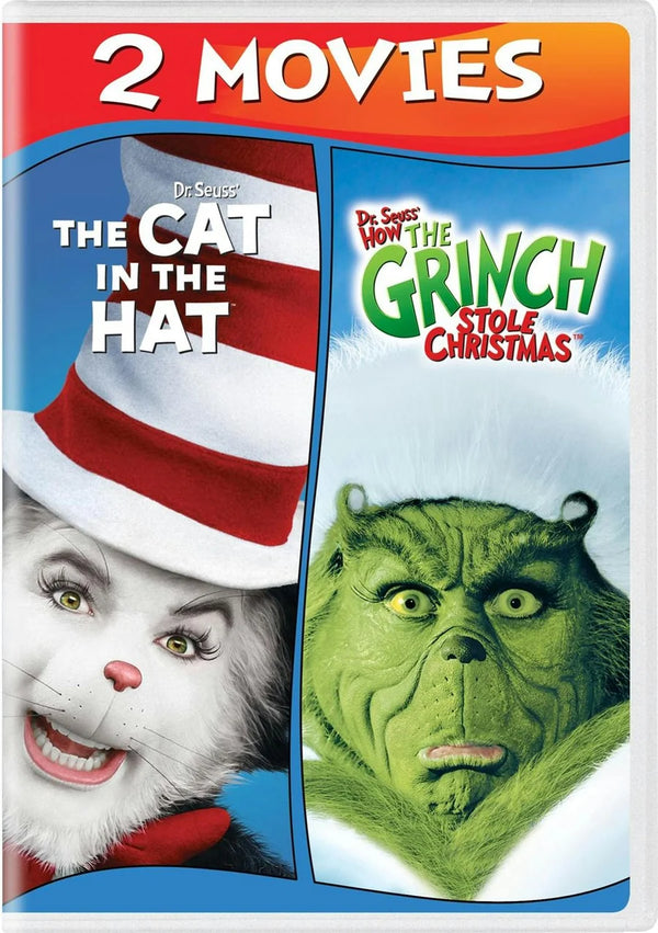 Dr. Seuss' The Cat In The Hat / Dr. Seuss' How The Grinch Stole Christmas 2-Movie Collection (Blu-ray) (Region A US Import)