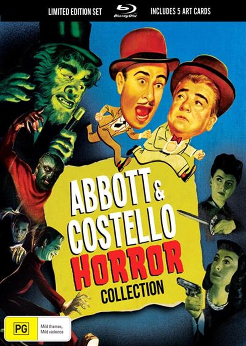 Abbott & Costello Horror Collection (1948 - 1955) (Limited Edition 3D Lenticular Hardcase) (Blu-ray) (Region A US Import)