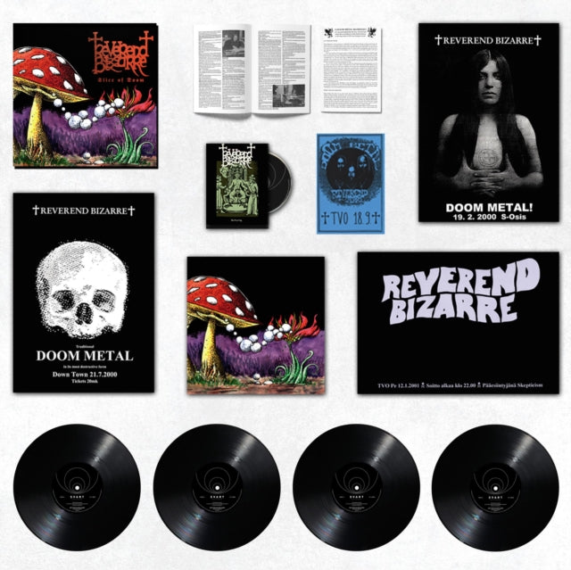 Reverend Bizarre - Slice Of Doom (4LP/DVD) (Vinyl) (Region 1 US Import)
