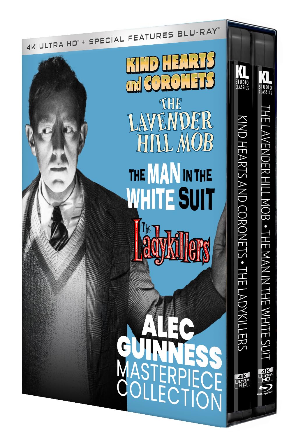 Alec Guinness: Masterpiece Collection (Kind Hearts & Coronets/Lavender Hill Mob/Man In The) (4K Blu-ray) (Region A US Import)