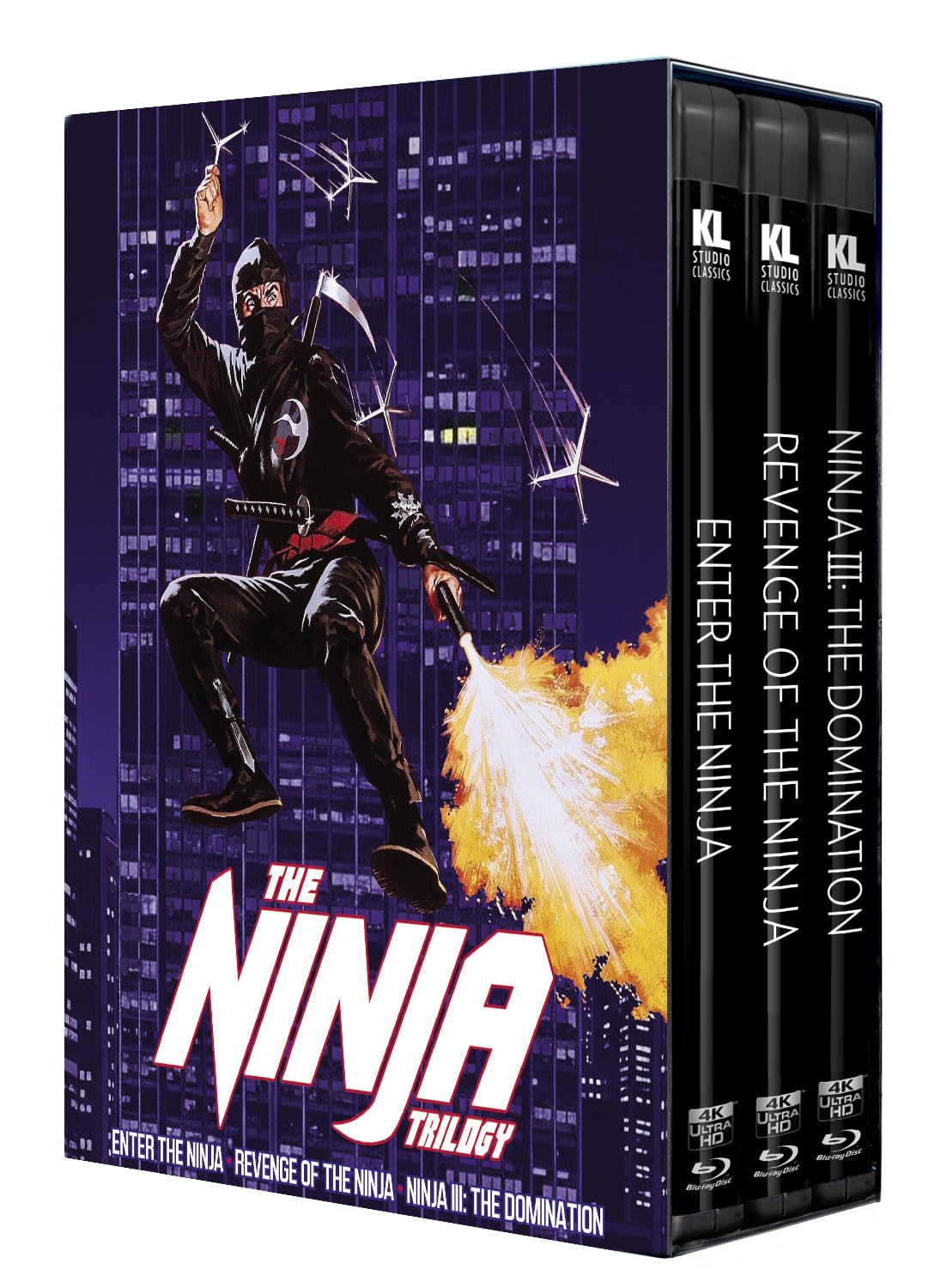 Ninja Trilogy (Enter The Ninja/Revenge Of The Ninja/Ninja III: The Domination) (4K Blu-ray) (Region A US Import)