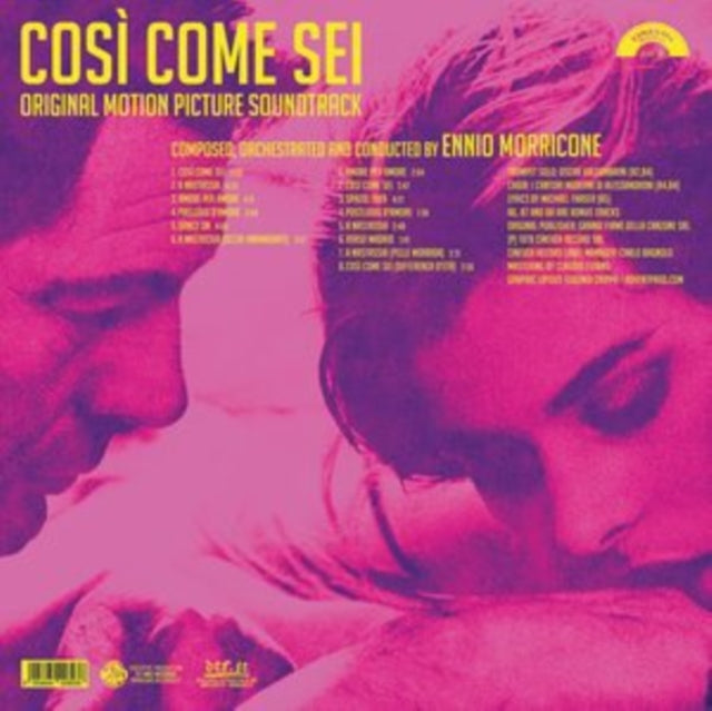 Ennio Morricone - Così Come Sei OST (Limited/180g/Solid Pink Vinyl) (Vinyl) (US Import)