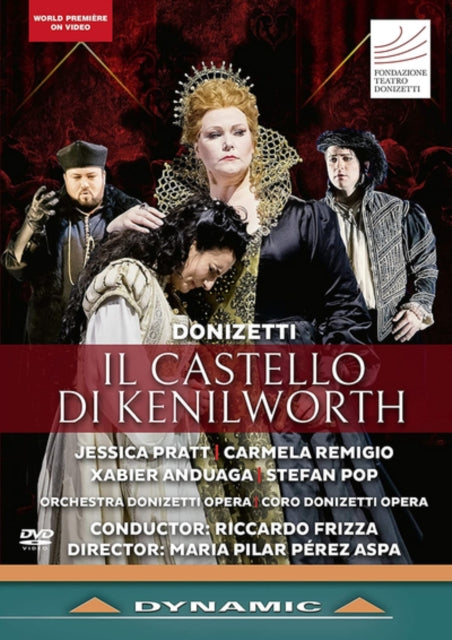 Jessica Pratt; Carmela Remigio; Xabier Anduaga; Stefan Pop - Donizetti: Il Castello Di Kenilworth (DVD) (Region 1 US Import)