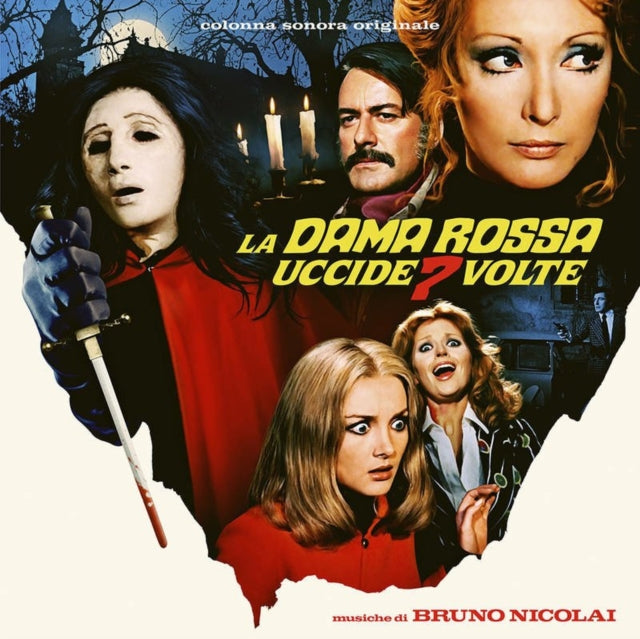 Bruno Nicolai - La Dama Rossa Uccide Sette Volte (The Red Queen Kills Seven Times) (2LP/Blood Red Vinyl) (Vinyl) (US Import)
