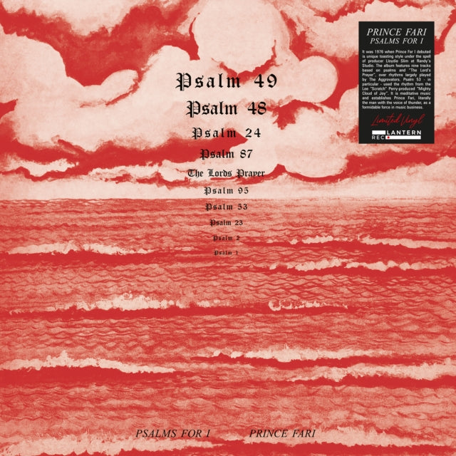 Prince Far I - Psalms For I (Vinyl) (US Import)