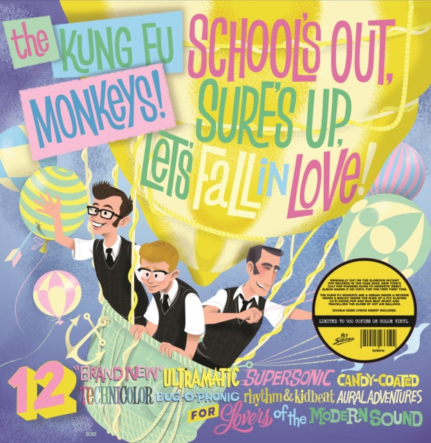 Kung Fu Monkeys - School's Out, Surf's Up, Let's Fall In Love! (Vinyl) (US Import)