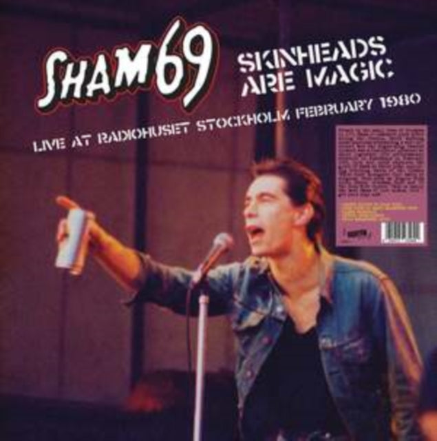 Sham 69 - Skinheads Are Magic - Live In Stockholm 02/02/1980 (Red Marbled Vinyl) (Vinyl) (US Import)