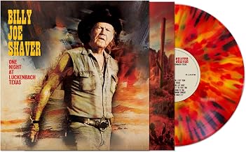 Billy Joe Shaver - One Night In Luckenbach Texas (Red/Yellow Black Splatter Vinyl) (Vinyl) (US Import)