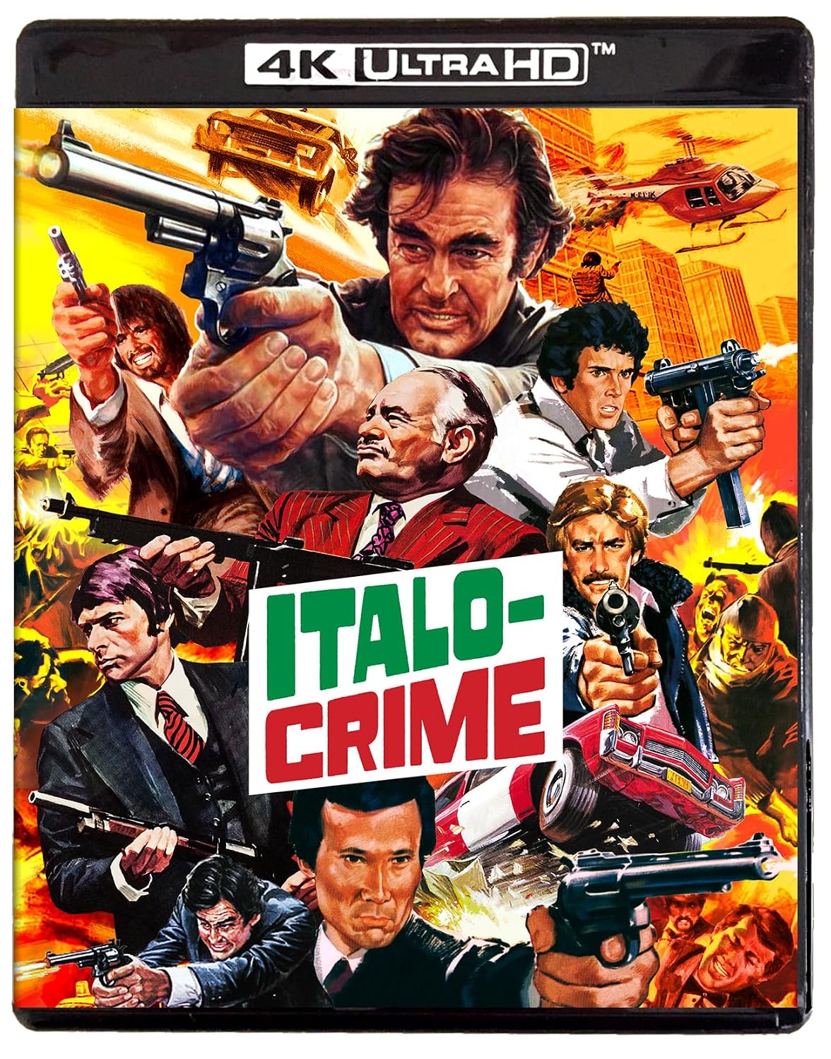 Italo-Crime Collection (The Counsellor/Blazing Magnum/Weapons Of Death) (4K Blu-ray) (Region A US Import)