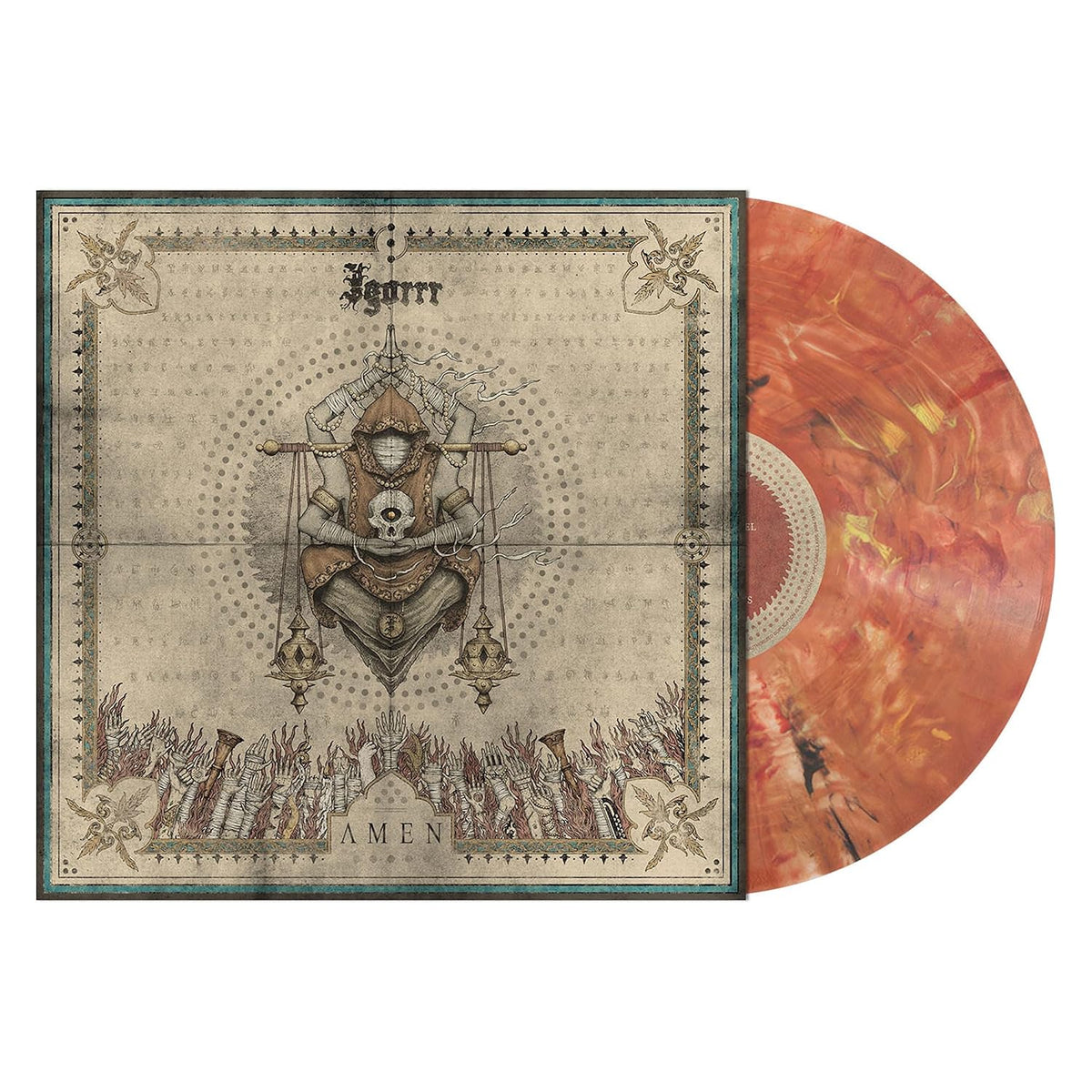 Igorrr - Amen (Reddish Orange/Black Yellow Marble Vinyl) (Vinyl) (US Import)