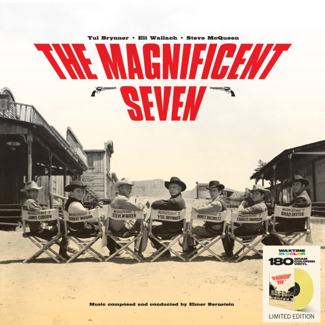 Elmer Bernstein - Magnificent Seven OST (180g/Limited/Solid Yellow Vinyl) (Vinyl) (US Import)