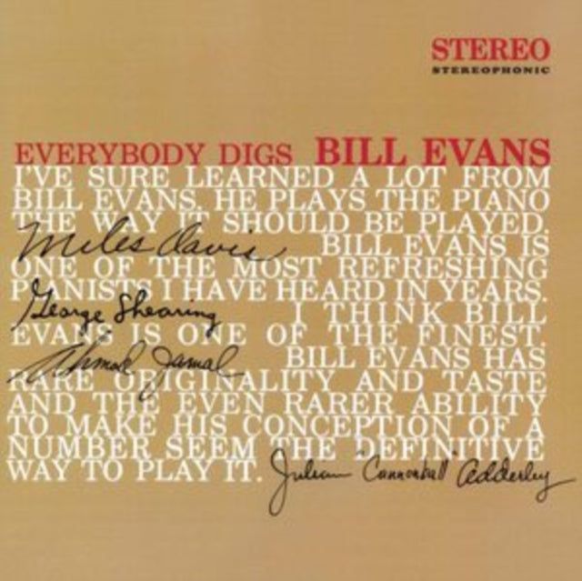 Bill Evans - Everybody Digs Bill Evans (Limited/Solid Red Vinyl/180g) (Vinyl) (US Import)