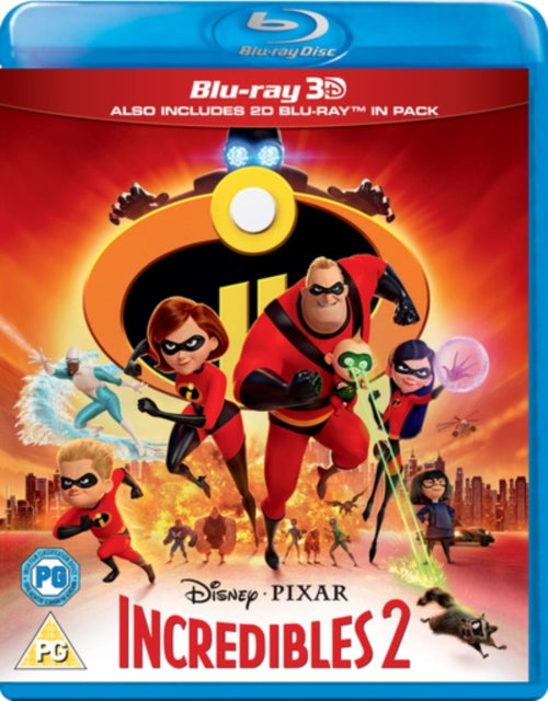 Incredibles 2 (3D Blu-ray) (Blu-ray) (Region A US Import)