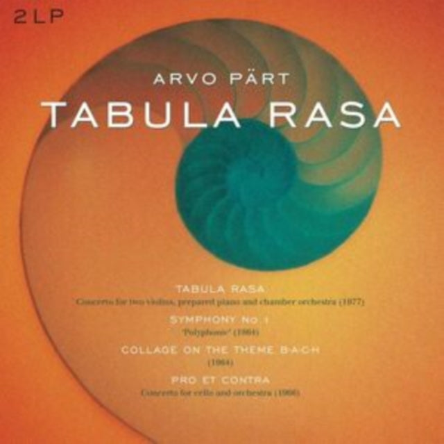Arvo Part - Tabula Rasa/Symphony (2LP/Solid Orange Vinyl/180g) (Vinyl) (US Import)