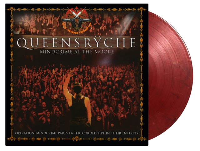 Queensryche - Mindcrime At The Moore (4LP/Limited/Translucent Red, Solid White & Black Marbled Vinyl/180g) (Vinyl) (US Import)
