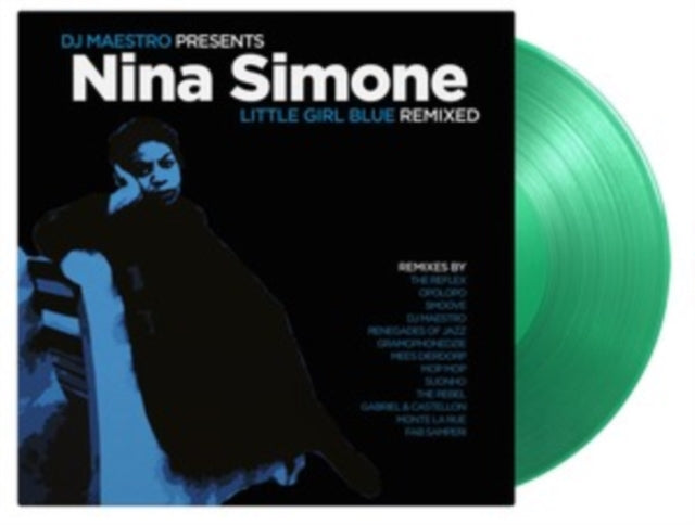 Simone,Nina & DJ Maestro - Little Girl Blue Remixed (2LP/Green Vinyl/180g) (Vinyl) (US Import)