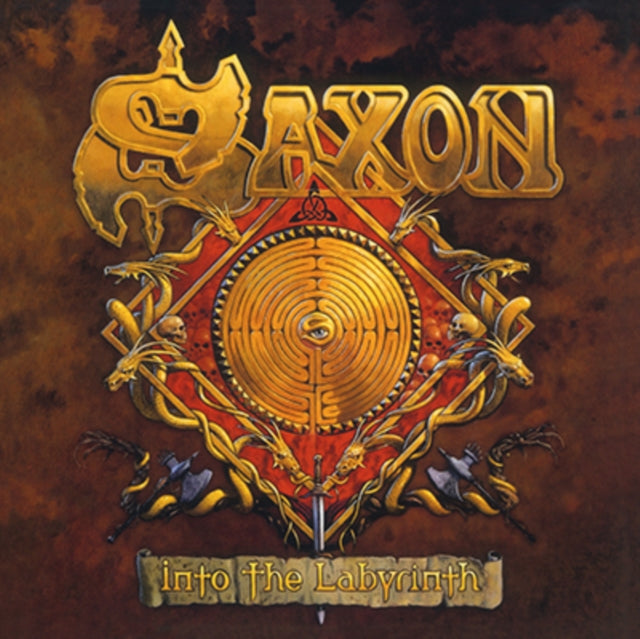 Saxon - Into The Labyrinth (Numbered/Crystal Clear & Black Marbled Vinyl) (Vinyl) (US Import)