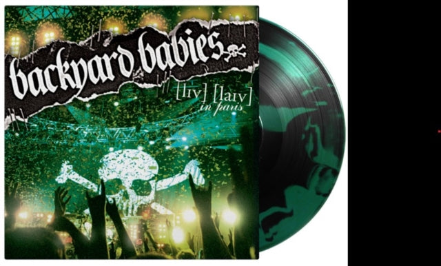 Backyard Babies - Live Live In Paris (Black & Green, Colour-In-Colour Ink-Spot Pattern Vinyl/180g) (Vinyl) (US Import)