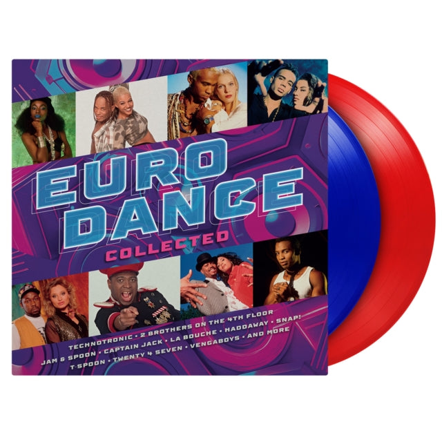 Various Artists - Eurodance Collected (Translucent Blue/Translucent Red Vinyl/2LP/180g) (Vinyl) (US Import)