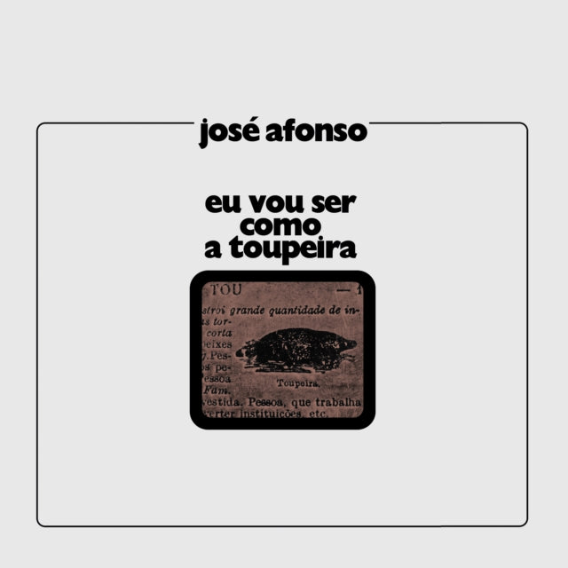 Jose Afonso - Eu Vou Ser Como A Toupeira (Vinyl) (US Import)