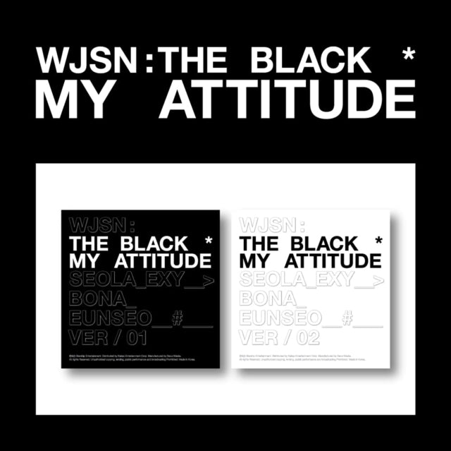 WJSN The Balck - My Attitude (1st Single Album) (CD)