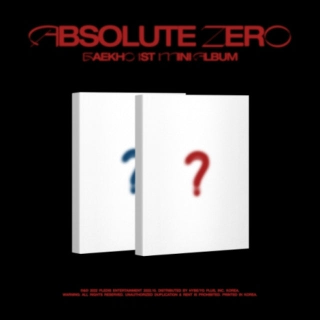 Baekho - Absolute Zero (CD)