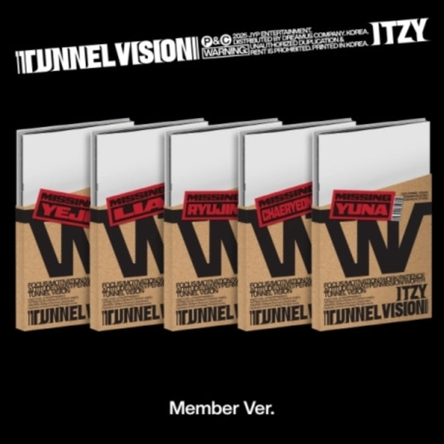 Itzy - Tunnel Vision (Member Ver.) (CD)