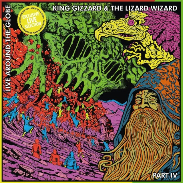 King Gizzard & The Lizard Wizard - Live Around The Globe - Part IV (Transparent Red/Purple Marble Vinyl) (Vinyl) (US Import)