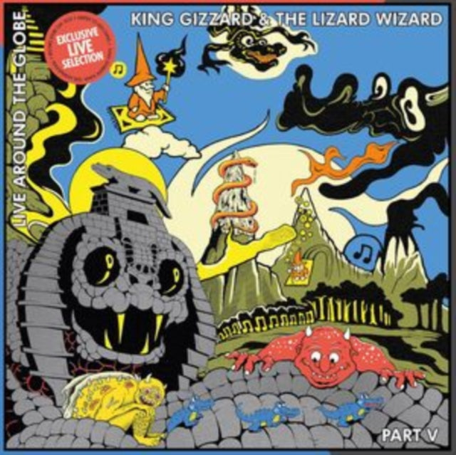 King Gizzard & The Lizard Wizard - Live Around The Globe: Part V (Colored Vinyl) (Vinyl) (US Import)