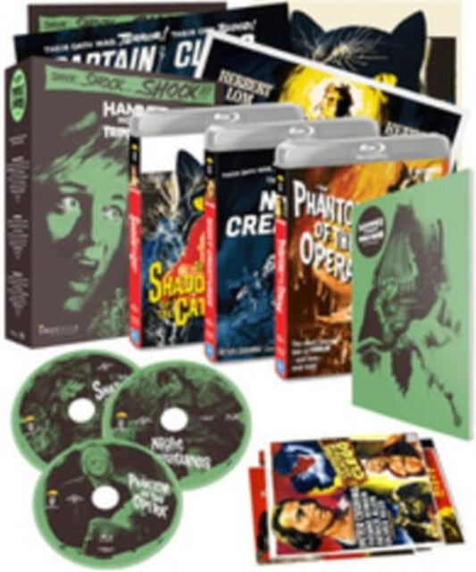 Hammer Horror Vol. 2 - Shadow Of The Cat/Night Creatures/Phantom Of The Opera (1962) (Blu-ray) (Region A US Import)