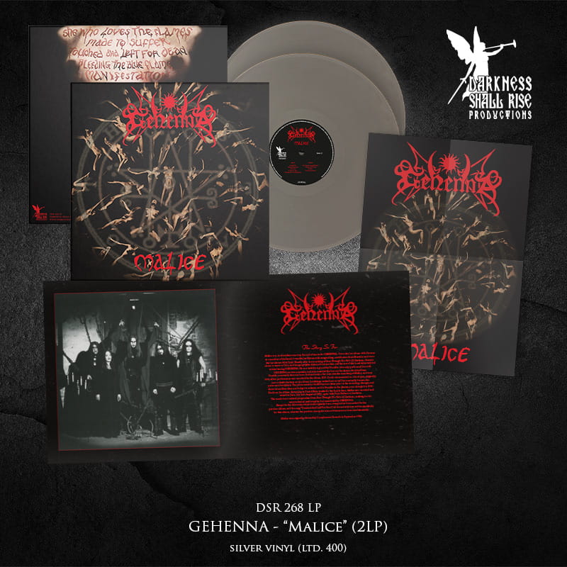 Gehenna - Malice (Our Third Spell) (Silver Vinyl) (Etched D-Side) (Vinyl) (US Import)