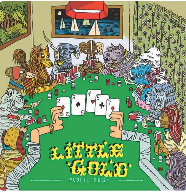 Little Gold - Public Dog (Yellow & Greenw Swirl Vinyl) (Vinyl) (US Import)