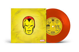 Marvel Chorus - Iron Man (1966 Theme)/Merry Marvel Marching Society (Translucent Red Vinyl/Single) (I) (Vinyl Single) (US Import)