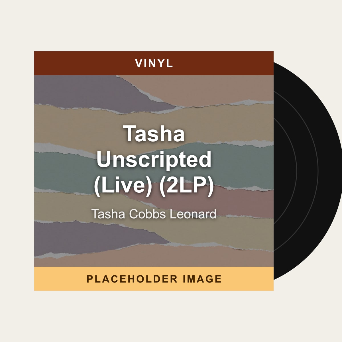 Tasha Cobbs Leonard - Tasha Unscripted (Live) (2LP) (Vinyl) (US Import) - placeholder image