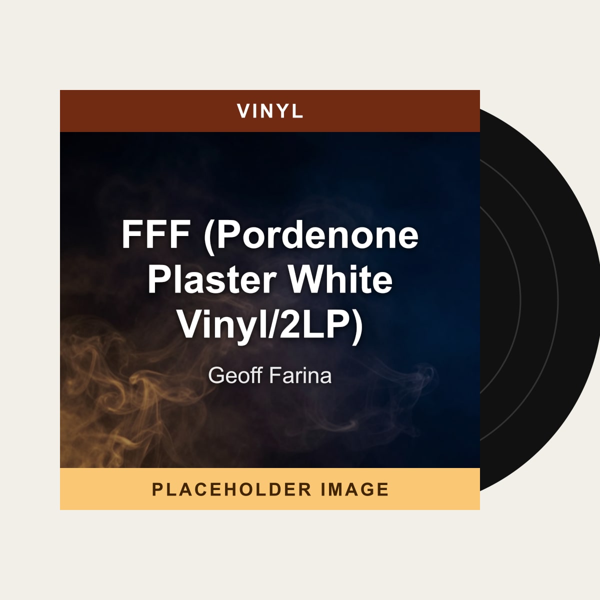 Geoff Farina - FFF (Pordenone Plaster White Vinyl/2LP) (Vinyl) (US Import) - placeholder image