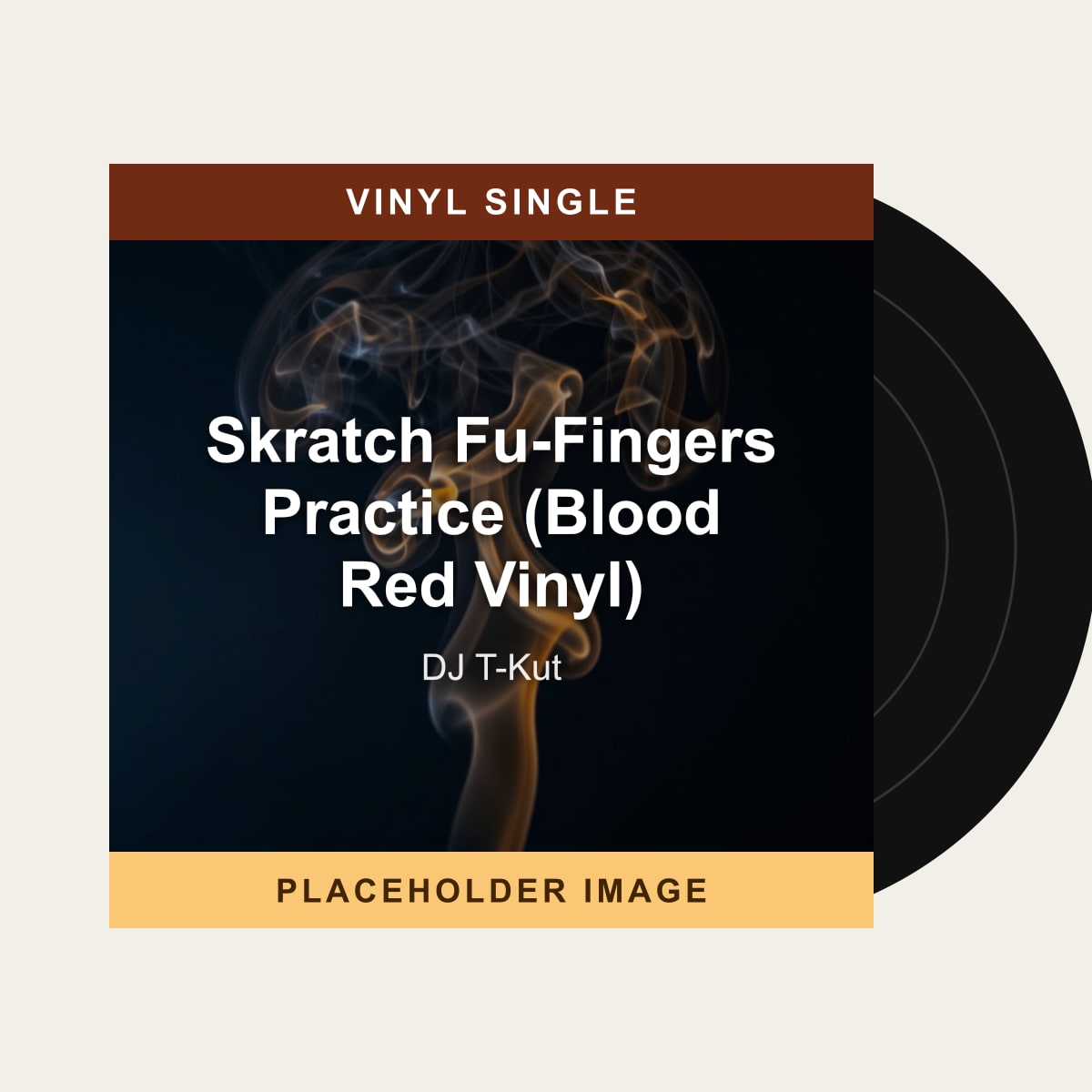 DJ T-Kut - Skratch Fu-Fingers Practice (Blood Red Vinyl) (Vinyl Single) (US Import) - placeholder image