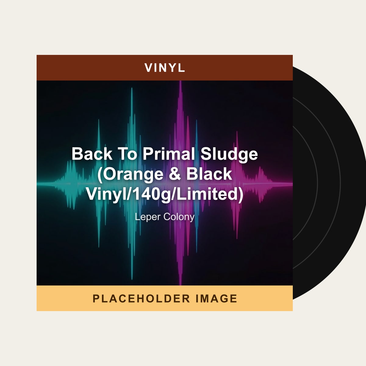 Leper Colony - Back To Primal Sludge (Orange & Black Vinyl/140g/Limited) (Vinyl) (US Import) - placeholder image