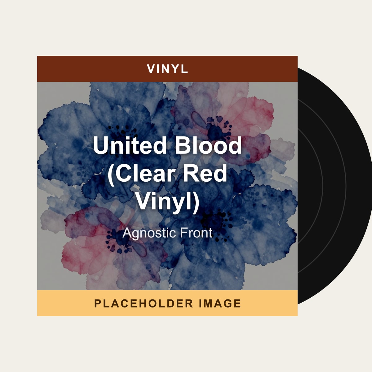 Agnostic Front - United Blood (Clear Red Vinyl) (Vinyl) (US Import) - placeholder image