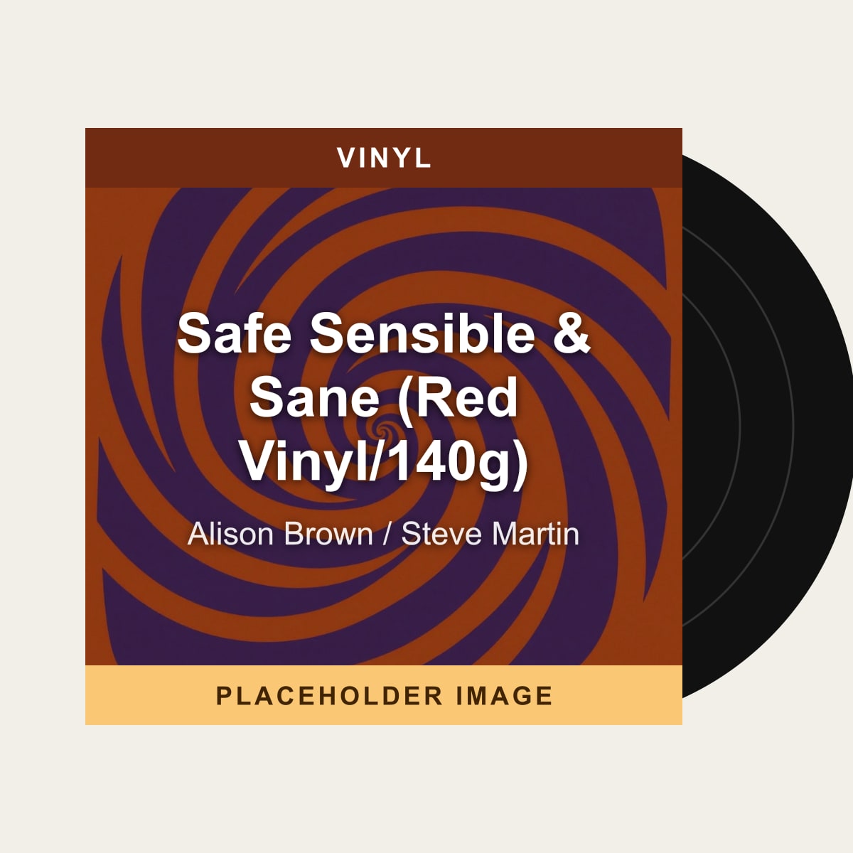Alison Brown / Steve Martin - Safe Sensible & Sane (Red Vinyl/140g) (Vinyl) (US Import) - placeholder image