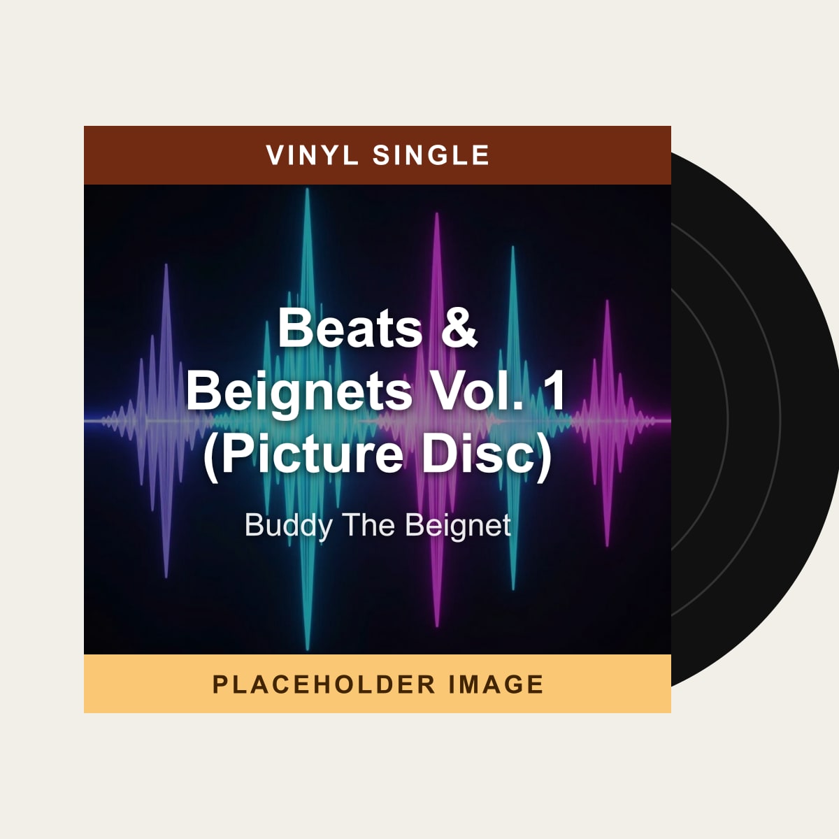 Buddy The Beignet - Beats & Beignets Vol. 1 (Picture Disc) (Vinyl Single) (US Import) - placeholder image