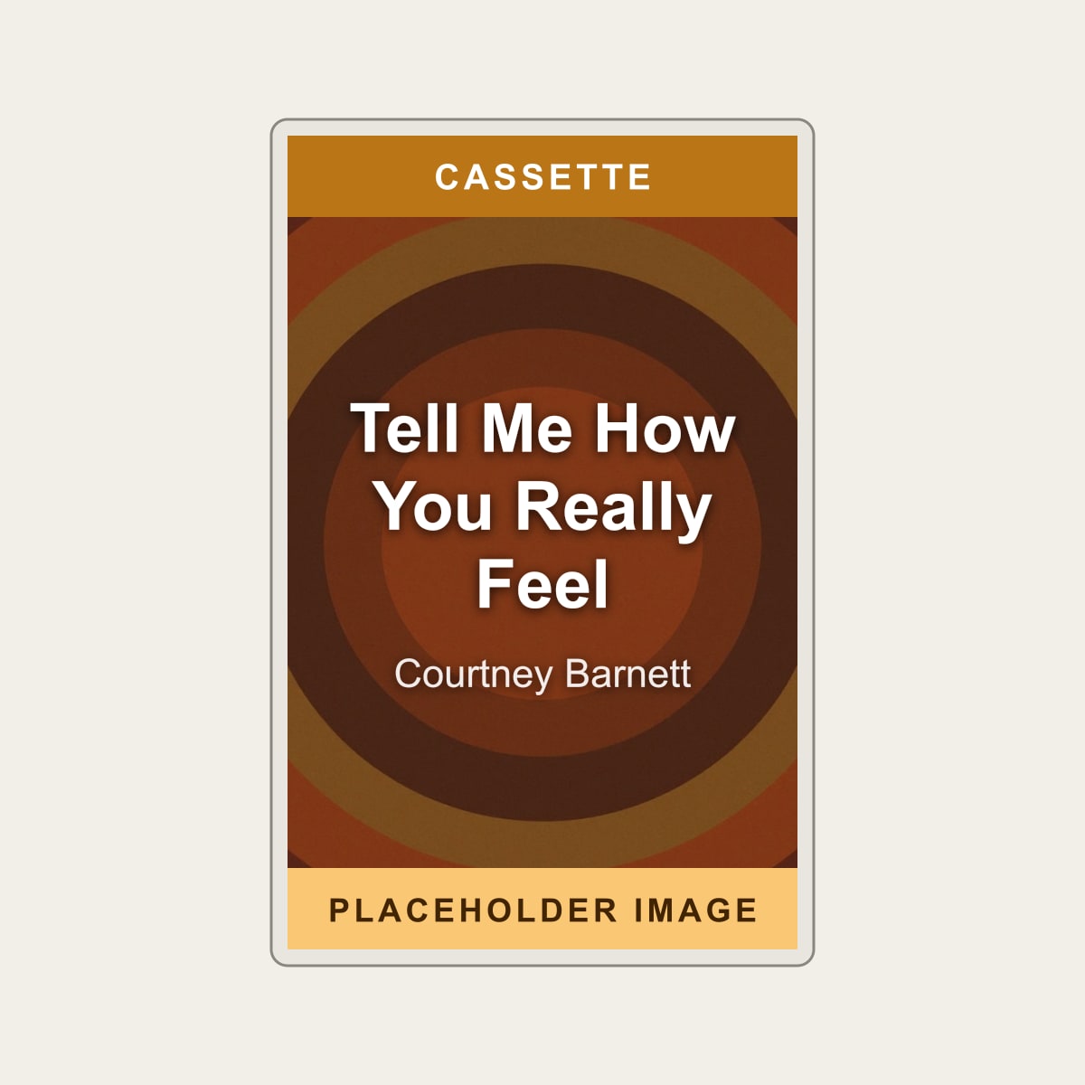 Courtney Barnett - Tell Me How You Really Feel (Cassette) (US Import) - placeholder image
