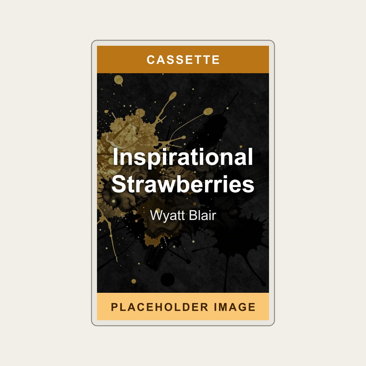 Wyatt Blair - Inspirational Strawberries (Cassette) (US Import) - placeholder image