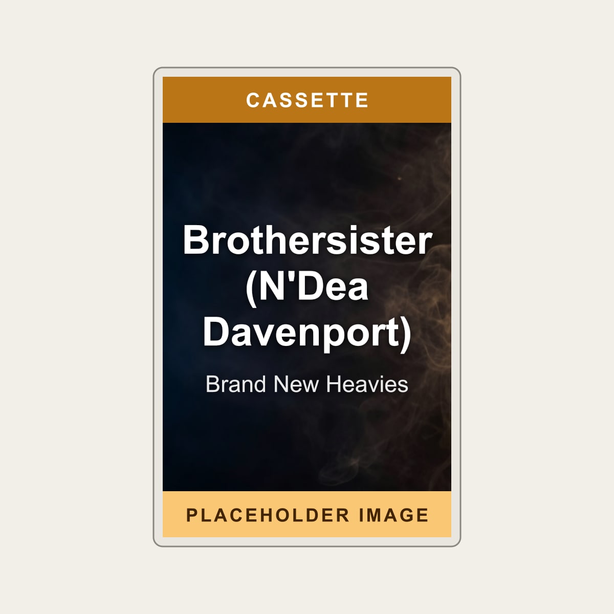 Brand New Heavies - Brothersister (N'Dea Davenport) (Cassette) (US Import) - placeholder image