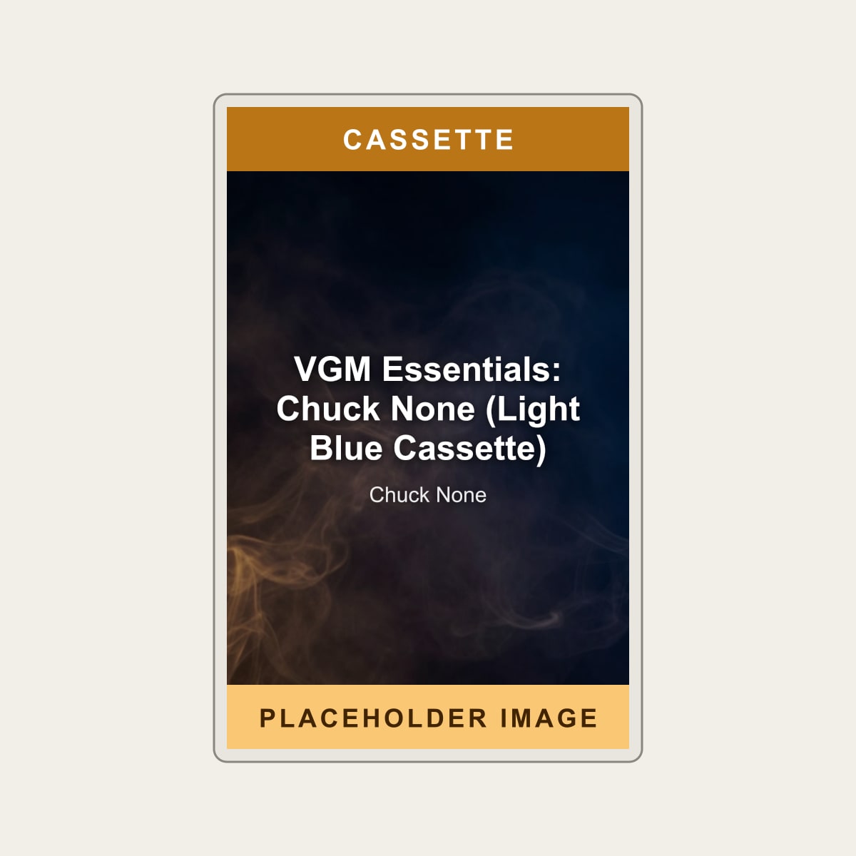 Chuck None - VGM Essentials: Chuck None (Light Blue Cassette) (Cassette) (US Import) - placeholder image