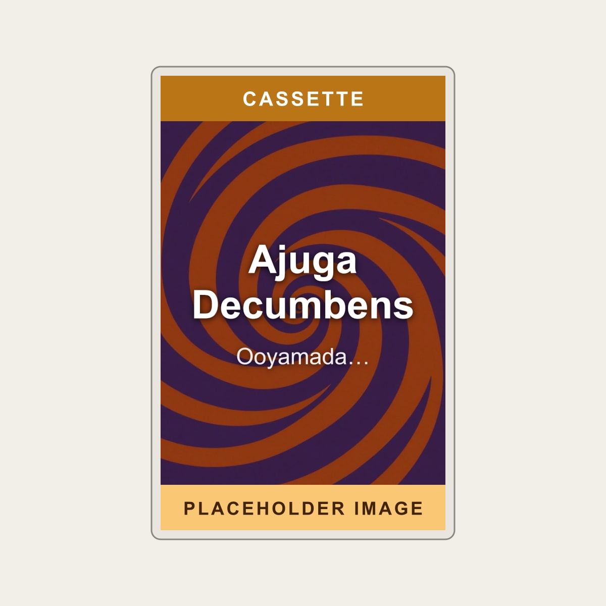 Ooyamada Daisanmyaku & Yo - Ajuga Decumbens (Cassette) (US Import) - placeholder image