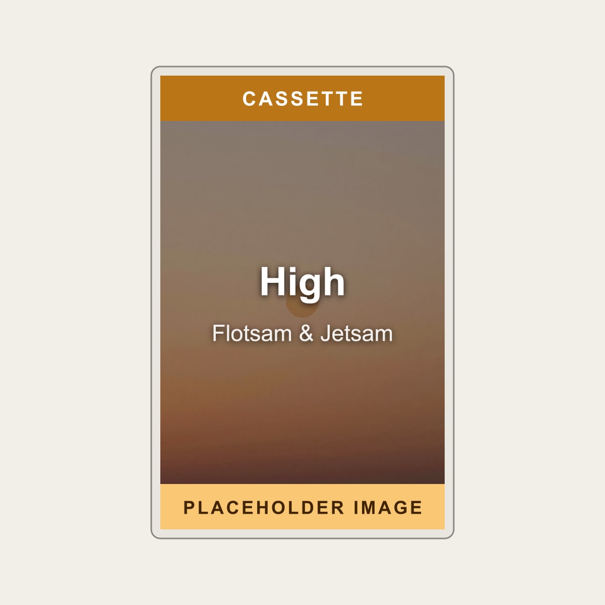 Flotsam & Jetsam - High (Cassette) (US Import) - placeholder image
